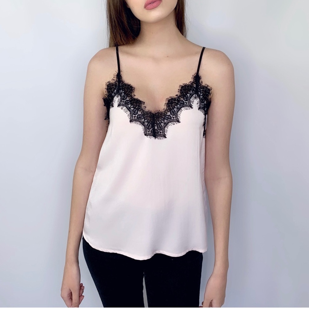 Ella Eyelash Cami - blush color